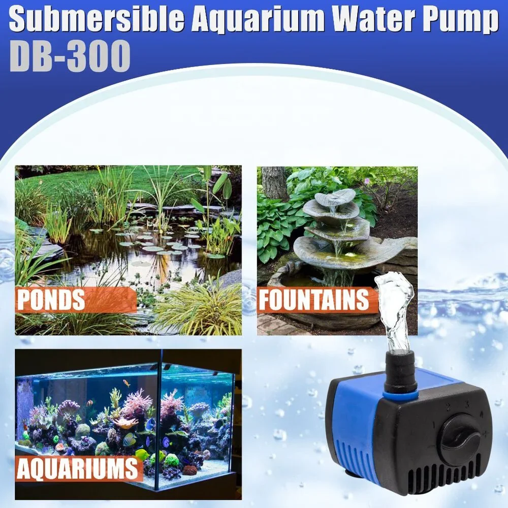 AD 50 GPH Adjustable Submersible Powerhead Water Pump 1pc.